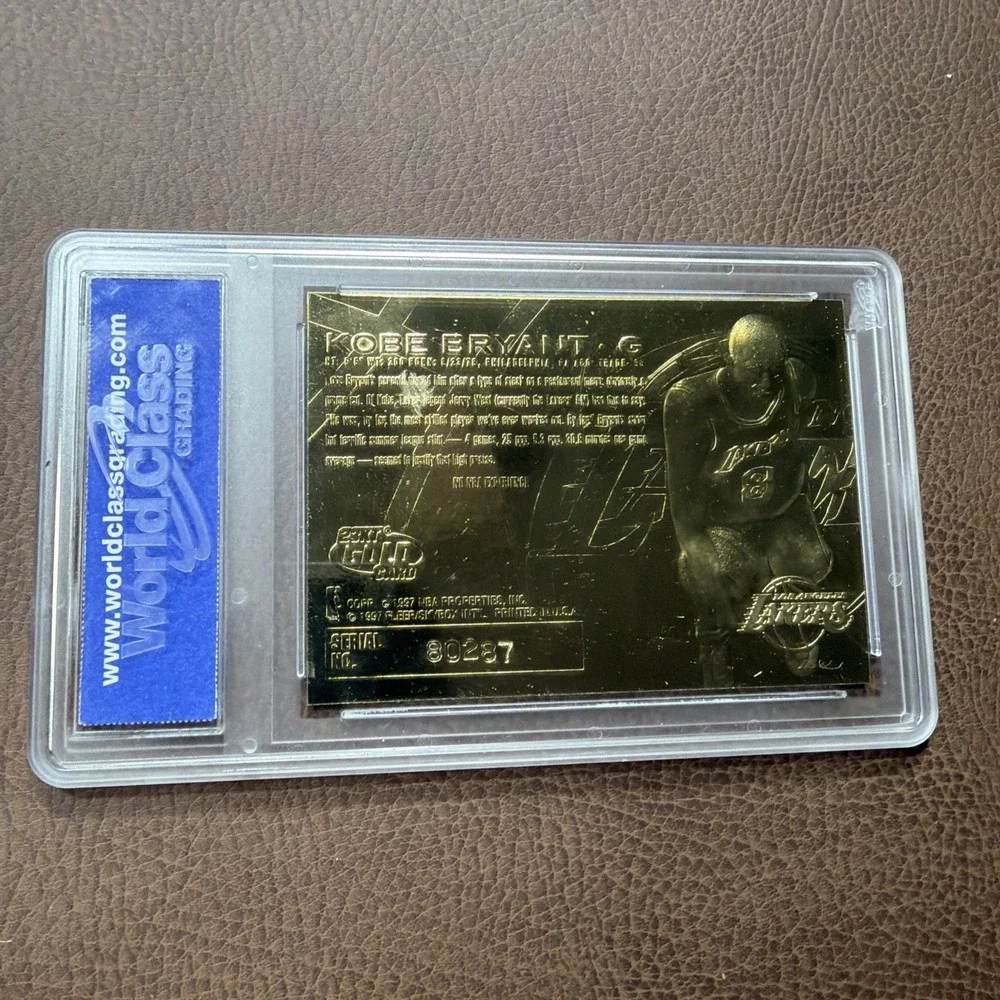 1996-97 Kobe Bryant SIGNED Rookie Card Limited Edition 23kt Gold Gem Mint 10